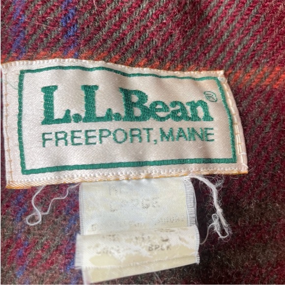 L.L. Bean Tan Bomber Jacket with Brown Collar - Picture 3 of 11